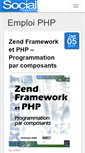 Mobile Screenshot of emploi-php.eu