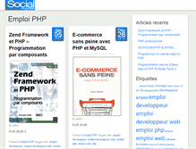 Tablet Screenshot of emploi-php.eu